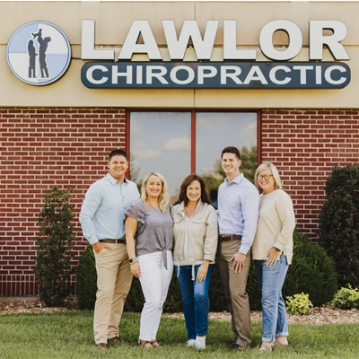 Chiropractor Jeffrey Lawlor With Team